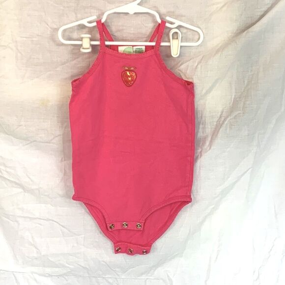 CIRCO | Baby Girls Teal Pink Summer Tank Top Onesies Ruffle Strap 24M - Picture 5 of 7